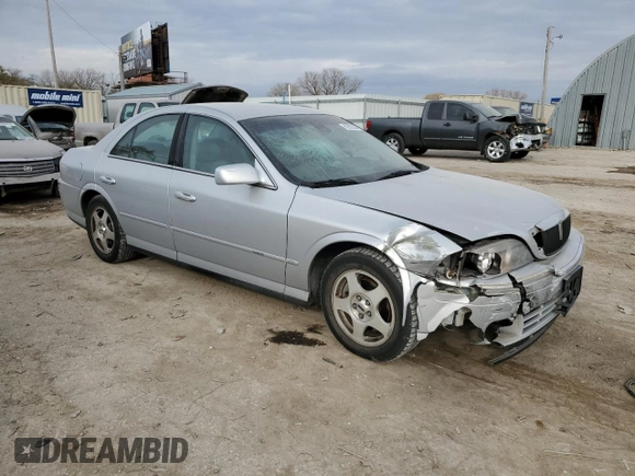 2001 Lincoln LS Luxury with VIN 1LNHM86S31Y648588, listed as a Copart auction lot 82892834 with 93,565 mi miles and Salvage Title. Bid and sale history available at carsss.com. Image 4.