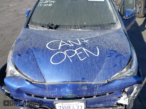 2016 Toyota Prius Four with VIN JTDKARFU6G3521298, listed as a IAAI auction lot 41113965 with 1 mi miles. Bid and sale history available at carsss.com. Image 10.