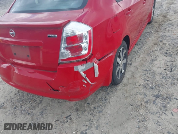 2012 Nissan Sentra S with VIN 3N1AB6APXCL740436, listed as a IAAI auction lot 42547986 with 99,410 mi miles and . Bid and sale history available at DreamBid. Image 6.