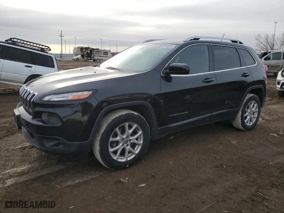 2015 Jeep Cherokee Latitude with VIN 1C4PJMCB6FW738889, listed as a Copart auction lot 50124425 with 172,616 mi miles and Salvage Title. Bid and sale history available at carsss.com. Image 1.