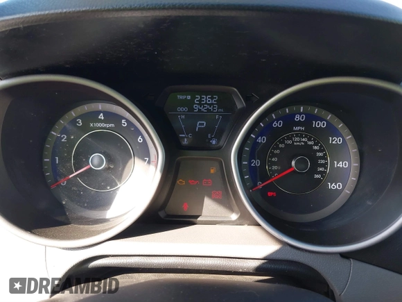 2012 Hyundai Elantra GLS with VIN KMHDH4AE9CU427178, listed as a IAAI auction lot 41654714 with 94,243 mi miles and . Bid and sale history available at DreamBid. Image 7.