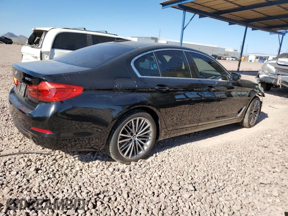 2020 BMW 5 Series 530i with VIN WBAJR3C00LWW66751, listed as a Copart auction lot 88916895 with 38,256 mi miles and Salvage Title. Bid and sale history available at DreamBid. Image 3.