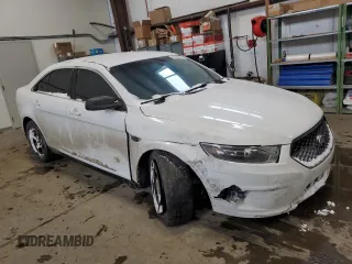 2016 Ford Police Interceptor with VIN 1FAHP2MK7GG137322, listed as a Copart auction lot 43387814 with 93,467 mi miles and Salvage title. Bid and sale history available at DreamBid. Image 4.