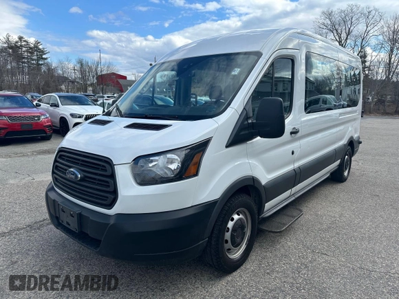2018 Ford Transit Passenger XL z VIN 1FBZX2CM1JKA87141, wystawiony jako Copart lot #62780235 z przebiegiem 210 850 mil mil oraz Czysty tytuł • Clean title. Historia ofert i sprzedaży dostępna na DreamBid. Obrazek 2.