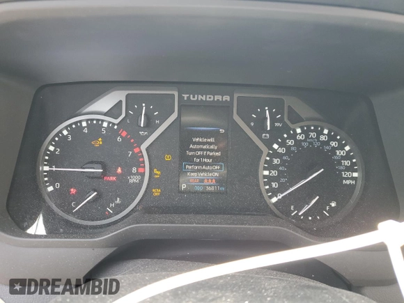 2023 Toyota Tundra Limited with VIN 5TFJA5DB6PX096065, listed as a Copart auction lot 57364635 with 36,811 mi miles and Salvage title. Bid and sale history available at DreamBid. Image 9.