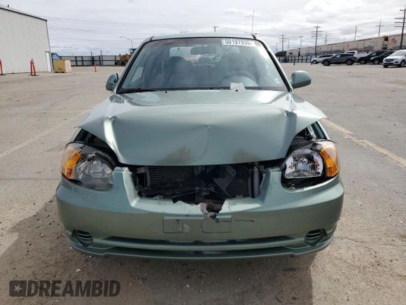 2003 Hyundai Accent GL with VIN KMHCG35C13U270585, listed as a Copart auction lot 50197935 with 53,822 mi miles and Salvage Title. Bid and sale history available at carsss.com. Image 5.