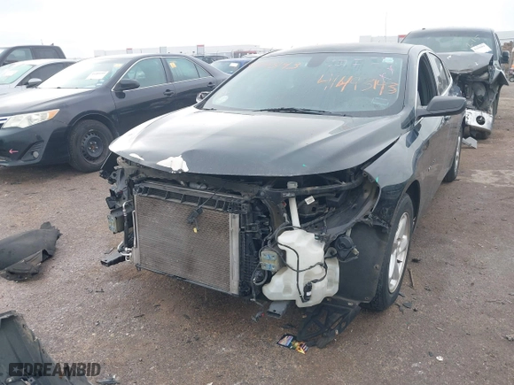 2016 Chevrolet Malibu LS with VIN 1G1ZB5ST4GF345635, listed as a IAAI auction lot 41493143 with 102,107 mi miles. Bid and sale history available at carsss.com. Image 6.