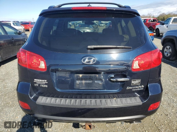 2007 Hyundai Santa Fe SE with VIN 5NMSH73E67H112832, listed as a Copart auction lot 45397715 with 242,045 mi miles and Salvage title. Bid and sale history available at DreamBid. Image 6.