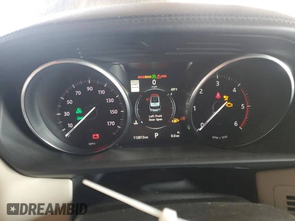 2016 Land Rover Range Rover Sport HSE with VIN SALWR2KF4GA642988, listed as a Copart auction lot 63613875 with 112,813 mi miles and Clean title. Bid and sale history available at DreamBid. Image 9.