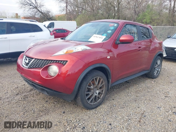 2013 Nissan Juke SV with VIN JN8AF5MV5DT224900, listed as a IAAI auction lot 41967453 with 165,213 mi miles. Bid and sale history available at carsss.com. Image 2.