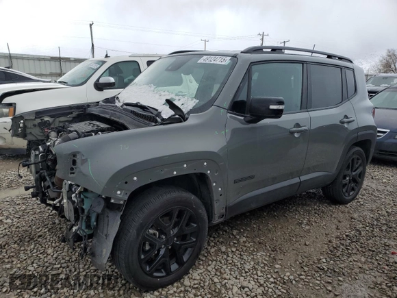 2022 Jeep Renegade Altitude z VIN ZACNJDE19NPN68225, wystawiony jako Copart lot #49124715 z przebiegiem 63 418 mil mil oraz Szkoda całkowita • Salvage title. Historia ofert i sprzedaży dostępna na DreamBid. Obrazek 1.