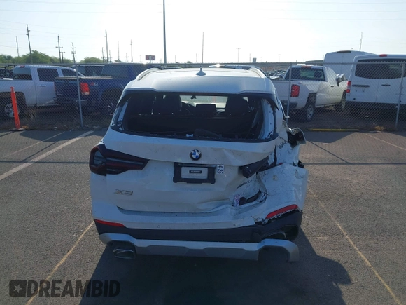 2022 BMW X3 sDrive30i with VIN 5UX43DP05N9K99492, listed as a IAAI auction lot 42137454 with 42,401 mi miles and . Bid and sale history available at DreamBid. Image 17.