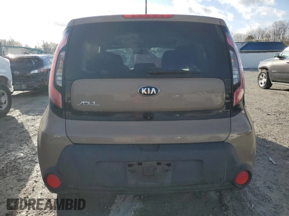 2016 Kia Soul with VIN KNDJN2A21G7294690, listed as a Copart auction lot 47738295 with 67,672 mi miles and Non Repairable. Bid and sale history available at DreamBid. Image 6.