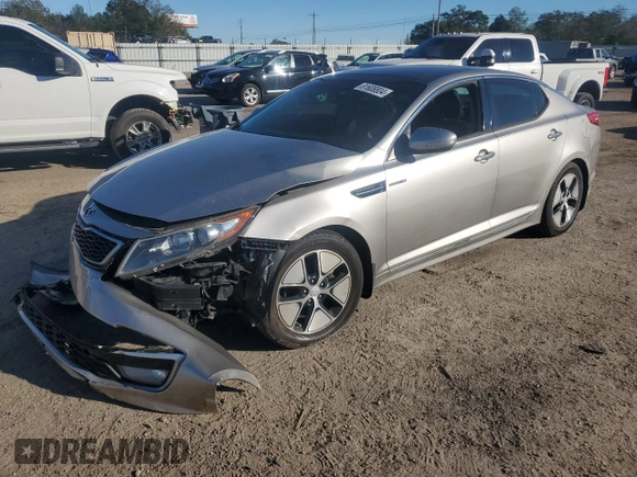 2013 Kia Optima EX with VIN KNAGM4AD4D5040468, listed as a Copart auction lot 81608804 with Not provided miles and Salvage title. Bid and sale history available at DreamBid. Image 1.
