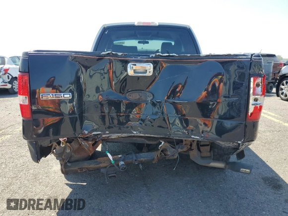 2007 Ford F-150 XLT with VIN 1FTPX14V67FA94527, listed as a Copart auction lot 54608495 with 220,824 mi miles and Salvage Title. Bid and sale history available at carsss.com. Image 6.