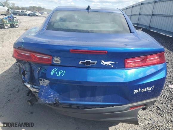 2018 Chevrolet Camaro 1LT with VIN 1G1FB1RS3J0141833, listed as a Copart auction lot 52597595 with 92,029 mi miles and Salvage Title. Bid and sale history available at carsss.com. Image 6.