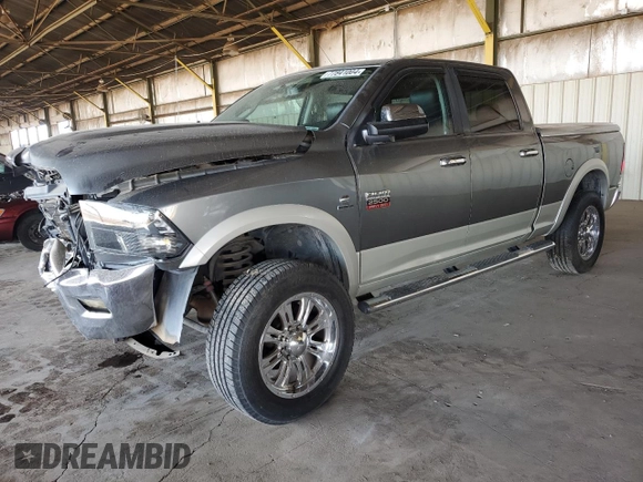 2010 Dodge Ram 2500 TRX with VIN 3D7UT2CL2AG122937, listed as a Copart auction lot 77841004 with 215,830 mi miles and Salvage Title. Bid and sale history available at carsss.com. Image 1.