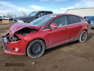 2012 Ford Focus SEL with VIN 1FAHP3M22CL364585, listed as a Copart auction lot 49340885 with 183,537 mi miles and Salvage Title. Bid and sale history available at carsss.com. Image 1.