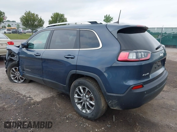 2019 Jeep Cherokee Latitude Plus with VIN 1C4PJMLB1KD465110, listed as a IAAI auction lot 42527260 with 32,579 mi miles and . Bid and sale history available at DreamBid. Image 3.