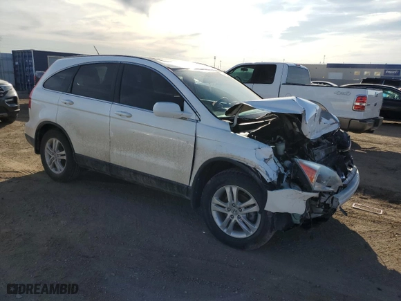 2010 Honda CR-V EX-L with VIN 5J6RE4H76AL059579, listed as a Copart auction lot 48465305 with 0 mi miles and Salvage Title. Bid and sale history available at carsss.com. Image 4.