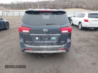 2016 Kia Sedona SX-L with VIN KNDME5C13G6112674, listed as a IAAI auction lot 41711275 with 154,337 mi miles and . Bid and sale history available at carsss.com. Image 16.