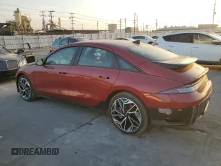 2024 Hyundai IONIQ 6 SEL with VIN KMHM34AA5RA067381, listed as a Copart auction lot 85983784 with 5,824 mi miles and Salvage Title. Bid and sale history available at carsss.com. Image 2.