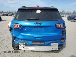 2018 Jeep Compass Latitude with VIN 3C4NJCBB9JT300224, listed as a Copart auction lot 49229115 with 108,081 mi miles and Salvage Title. Bid and sale history available at carsss.com. Image 6.