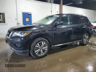 2017 Nissan Pathfinder SV with VIN 5N1DR2MM7HC662261, listed as a Copart auction lot 61438525 with 159,864 mi miles and Salvage title. Bid and sale history available at DreamBid. Image 1.