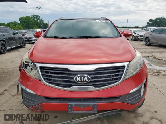 2013 Kia Sportage EX with VIN KNDPCCA2XD7542288, listed as a Copart auction lot 58819995 with 125,315 mi miles and Salvage title. Bid and sale history available at DreamBid. Image 5.
