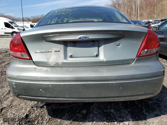 2007 Ford Taurus SEL with VIN 1FAFP56U07A127421, listed as a Copart auction lot 50011805 with 0 mi miles and Salvage Title. Bid and sale history available at carsss.com. Image 6.