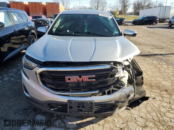 2018 GMC Terrain SLE with VIN 3GKALMEV4JL356631, listed as a Copart auction lot 83968864 with 0 mi miles and Salvage Title. Bid and sale history available at carsss.com. Image 5.