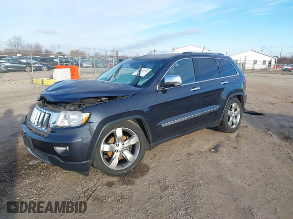 2013 Jeep Grand Cherokee Overland with VIN 1C4RJFCG7DC655471, listed as a IAAI auction lot 41241003 with 78,287 mi miles. Bid and sale history available at carsss.com. Image 17.