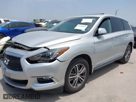 2019 Infiniti QX60 Pure with VIN 5N1DL0MN8KC548730, listed as a IAAI auction lot 42312037 with 53,163 mi miles and . Bid and sale history available at DreamBid. Image 17.