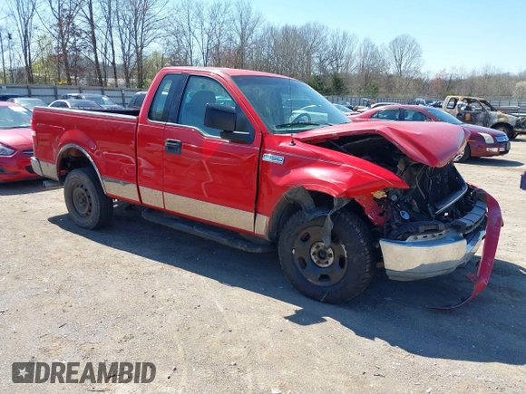 2004 Ford F-150 XL with VIN 1FTRF12W44NC51741, listed as a IAAI auction lot 41846924 with 203,168 mi miles. Bid and sale history available at carsss.com. Image 1.