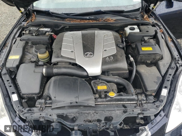 2007 Lexus SC 430 with VIN JTHFN45Y979013870, listed as a Copart auction lot 63039145 with 172,949 mi miles and Salvage title. Bid and sale history available at DreamBid. Image 11.