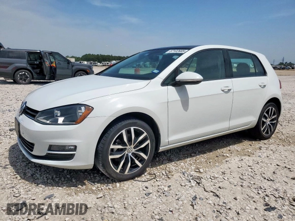 2017 Volkswagen Golf S с VIN 3VW217AU8HM042454, выставлен на аукционе Copart как лот 57102685 с пробегом 145 637 миль миль и Списание • Salvage title. История ставок и продаж доступна на DreamBid. Изображение 1.