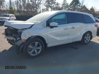2018 Honda Odyssey EX-L z VIN 5FNRL6H79JB014419, wystawiony jako IAAI lot #41654269 z przebiegiem 84 372 mil mil oraz . Historia ofert i sprzedaży dostępna na DreamBid. Obrazek 17.