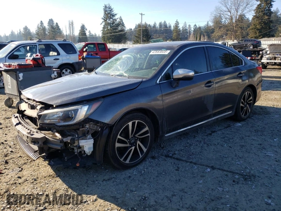 2019 Subaru Legacy Sport with VIN 4S3BNAR61K3035803, listed as a Copart auction lot 42683835 with 62,292 mi miles and Salvage Title. Bid and sale history available at carsss.com. Image 1.