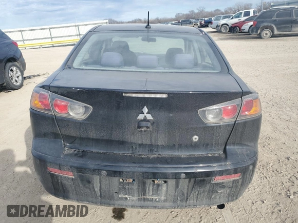 2015 Mitsubishi Lancer SE with VIN JA32V2FW5FU006555, listed as a Copart auction lot 46621185 with 143,087 mi miles and Salvage Title. Bid and sale history available at carsss.com. Image 6.