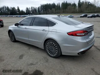 2018 Ford Fusion Titanium with VIN 3FA6P0D95JR241493, listed as a Copart auction lot 49500345 with 170,234 mi miles and Salvage Title. Bid and sale history available at carsss.com. Image 2.