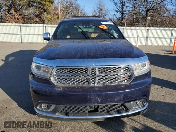 2017 Dodge Durango Citadel with VIN 1C4SDJET6HC814038, listed as a Copart auction lot 87161664 with 80,874 mi miles and Salvage Title. Bid and sale history available at DreamBid. Image 5.