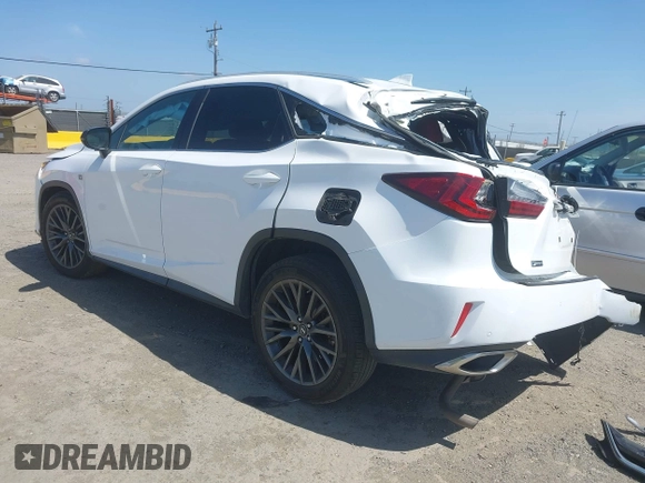 2017 Lexus RX with VIN 2T2BZMCA3HC081907, listed as a IAAI auction lot 42052693 with 81,266 mi miles. Bid and sale history available at carsss.com. Image 3.