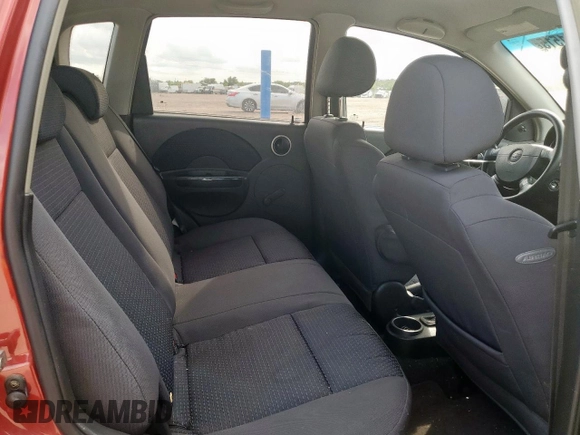 2007 Chevrolet Aveo LS with VIN KL1TD66697B703022, listed as a Copart auction lot 62301515 with 124,668 mi miles and Salvage title. Bid and sale history available at DreamBid. Image 10.