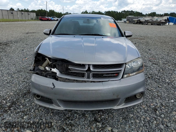 2013 Dodge Avenger SXT with VIN 1C3CDZCB5DN702864, listed as a Copart auction lot 59860115 with 168,087 mi miles and Salvage title. Bid and sale history available at DreamBid. Image 5.
