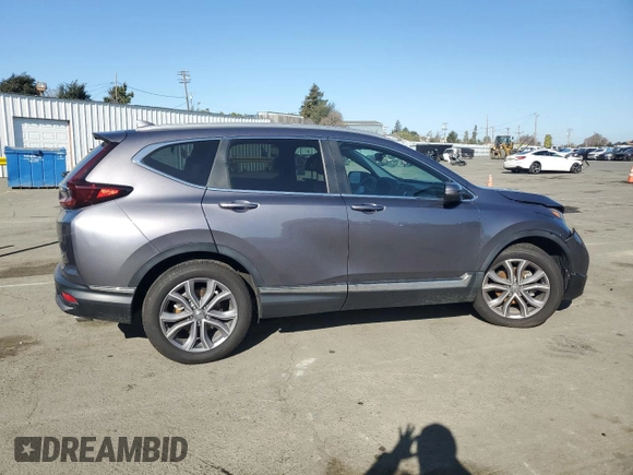 2020 Honda CR-V Touring with VIN 7FARW1H91LE008441, listed as a Copart auction lot 88896495 with 63,242 mi miles and Salvage title. Bid and sale history available at DreamBid. Image 3.
