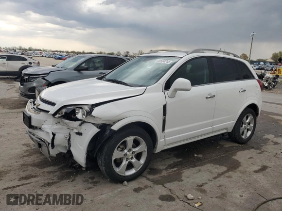 2014 Chevrolet Captiva Sport LTZ with VIN 3GNAL4EK5ES636269, listed as a Copart auction lot 52594745 with 102,265 mi miles and Salvage Title. Bid and sale history available at carsss.com. Image 1.