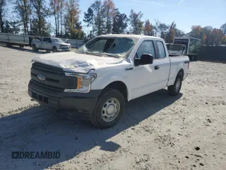 2020 Ford F-150 XL with VIN 1FTEX1EP6LFC09953, listed as a Copart auction lot 75916434 with 75,350 mi miles and Salvage Title. Bid and sale history available at carsss.com. Image 1.