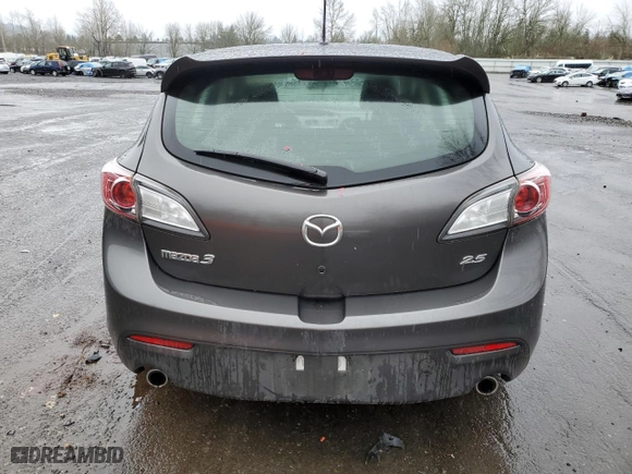 2011 Mazda Mazda3 s Sport with VIN JM1BL1K67B1458302, listed as a Copart auction lot 47879285 with 123,343 mi miles and Salvage Title. Bid and sale history available at carsss.com. Image 6.