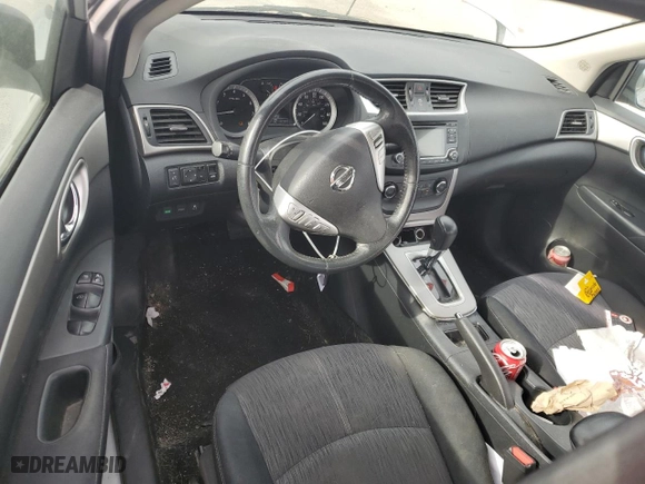 2015 Nissan Sentra SV with VIN 3N1AB7AP7FL632236, listed as a Copart auction lot 89198705 with 97,395 mi miles and Clean Title. Bid and sale history available at carsss.com. Image 8.