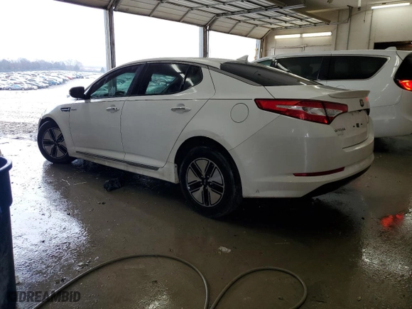 2013 Kia Optima Hybrid EX with VIN KNAGM4ADXD5047344, listed as a Copart auction lot 42802935 with 161,585 mi miles and Salvage Title. Bid and sale history available at carsss.com. Image 2.